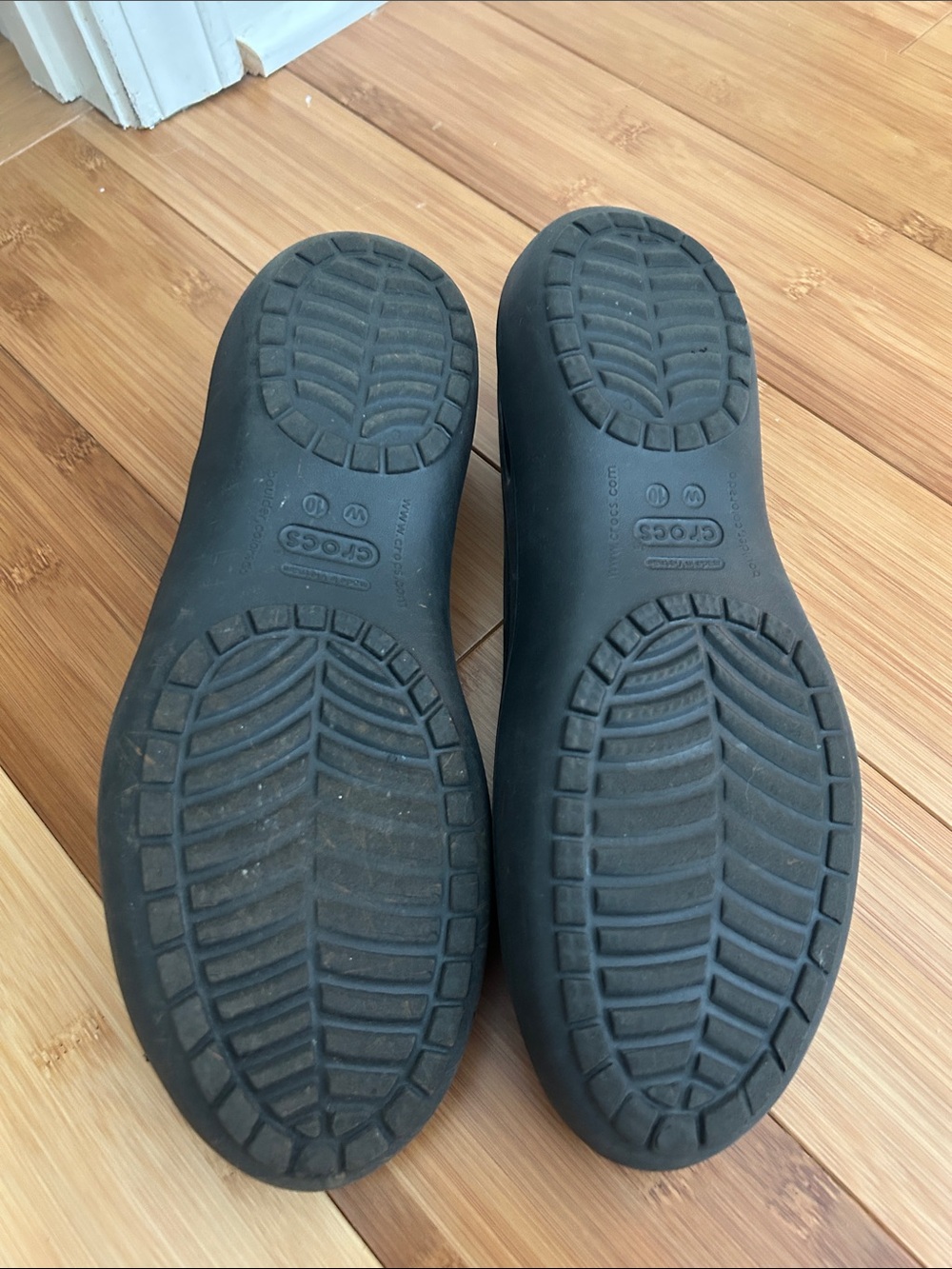 CROCS Women's Black Slip-On Ballet Flats Mary Jane - Picture 4 of 5